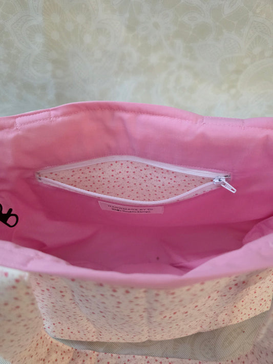 Tiny Hearts Small Tote Bag