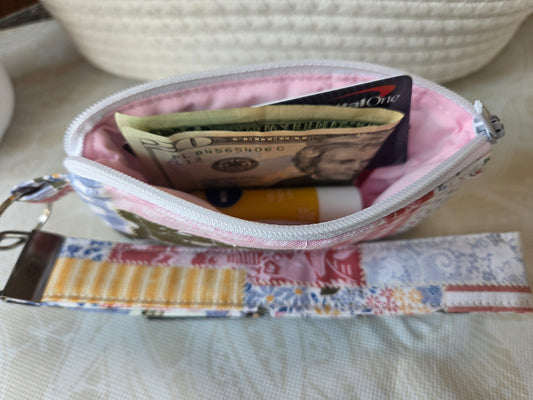 Garden Picnic Keychain Wallet