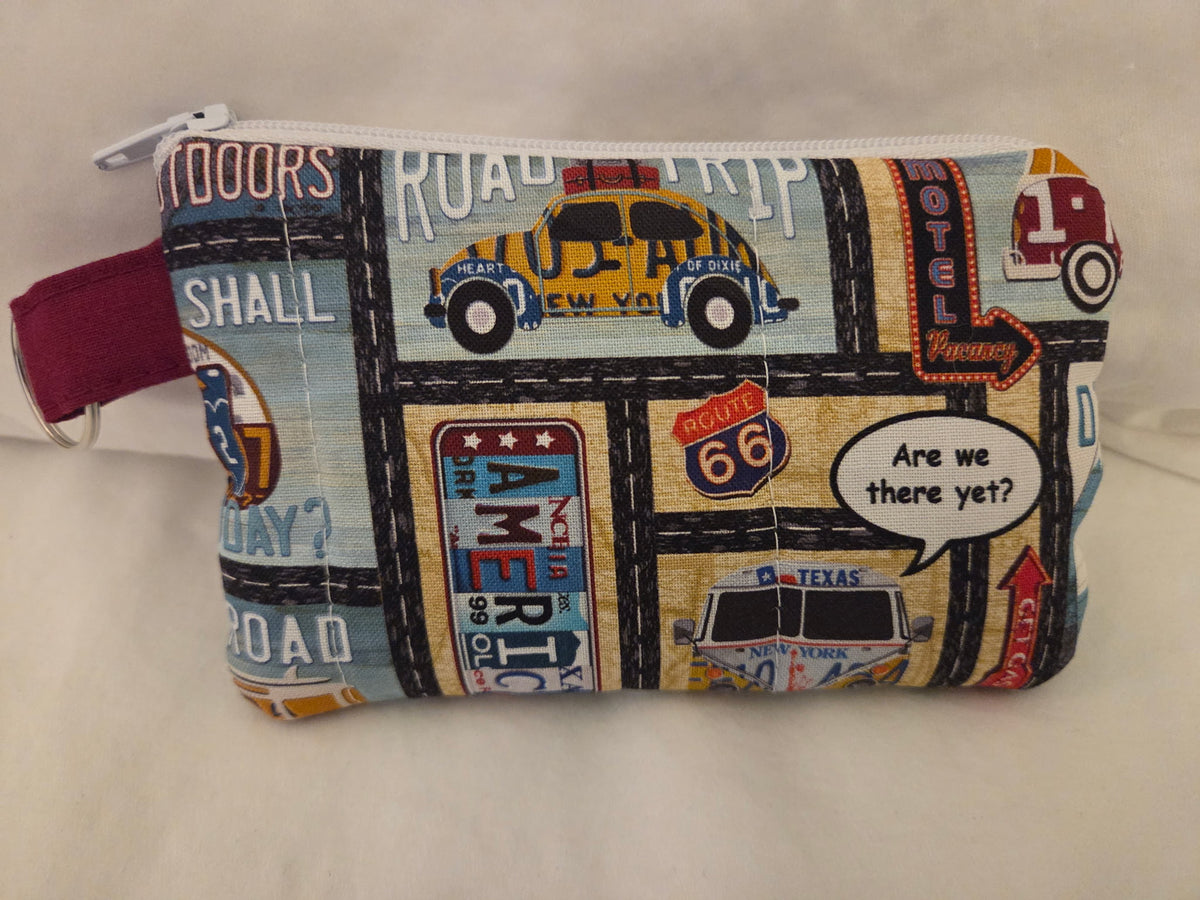 VW License Plate Keychain Wallet