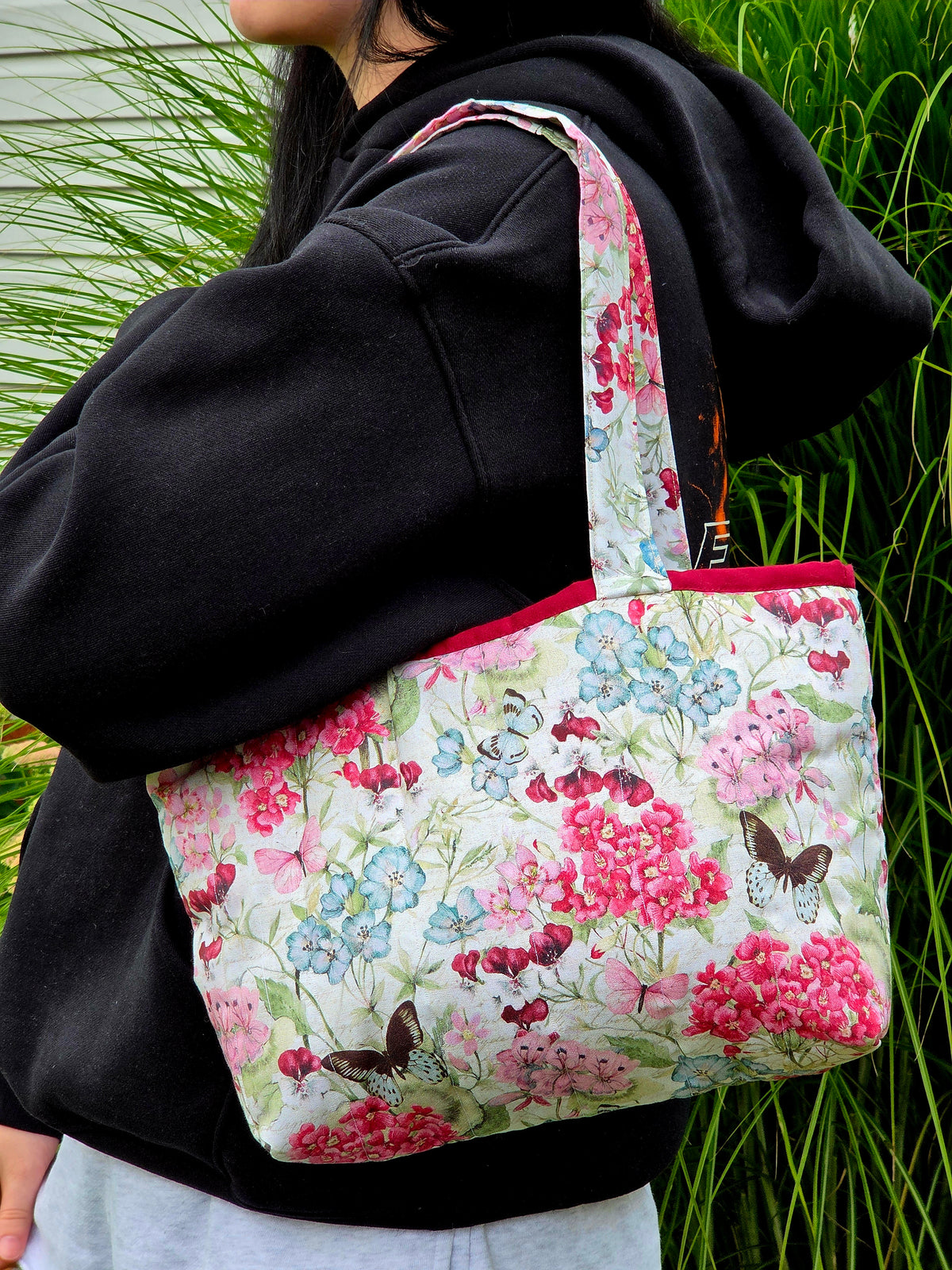 Butterfly Garden Small Tote Bag