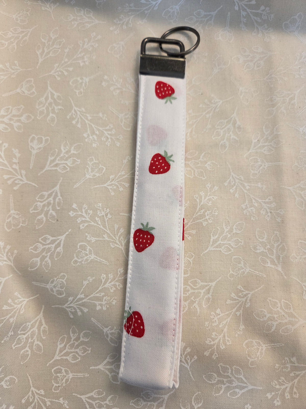 Strawberries and Cream Wristlet