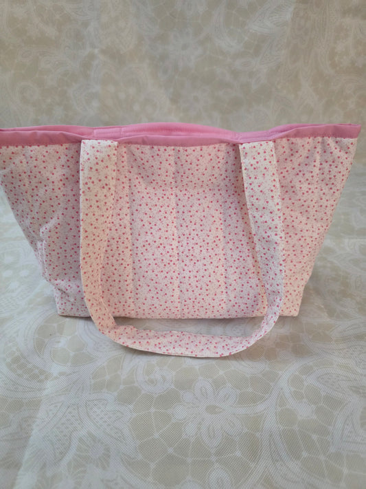 Tiny Hearts Small Tote Bag