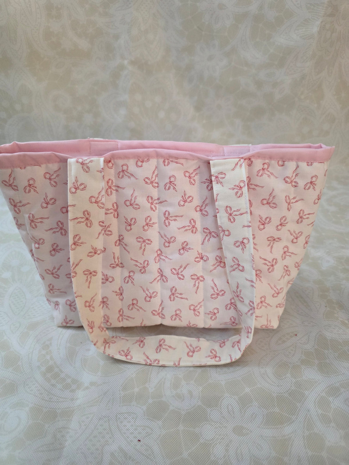 Pink Bows Small Tote Bag
