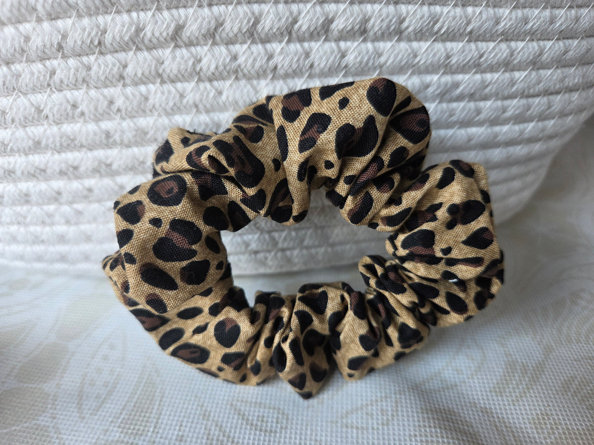 Cheetah Scrunchie