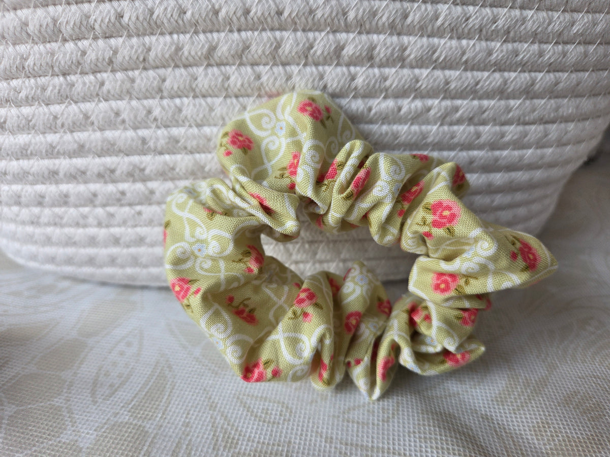 Green Memory Lane Scrunchie