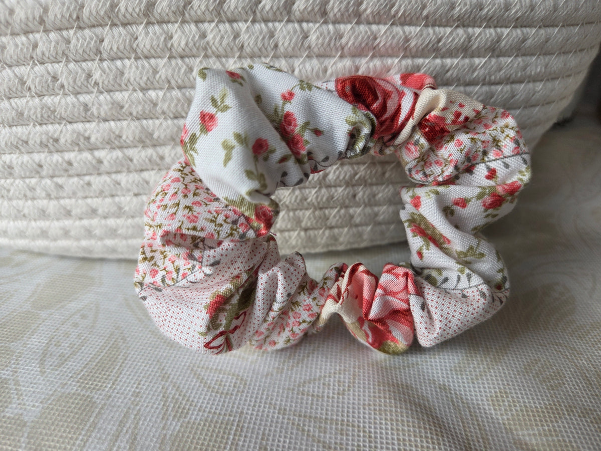 Bows and Blossoms Scrunchie