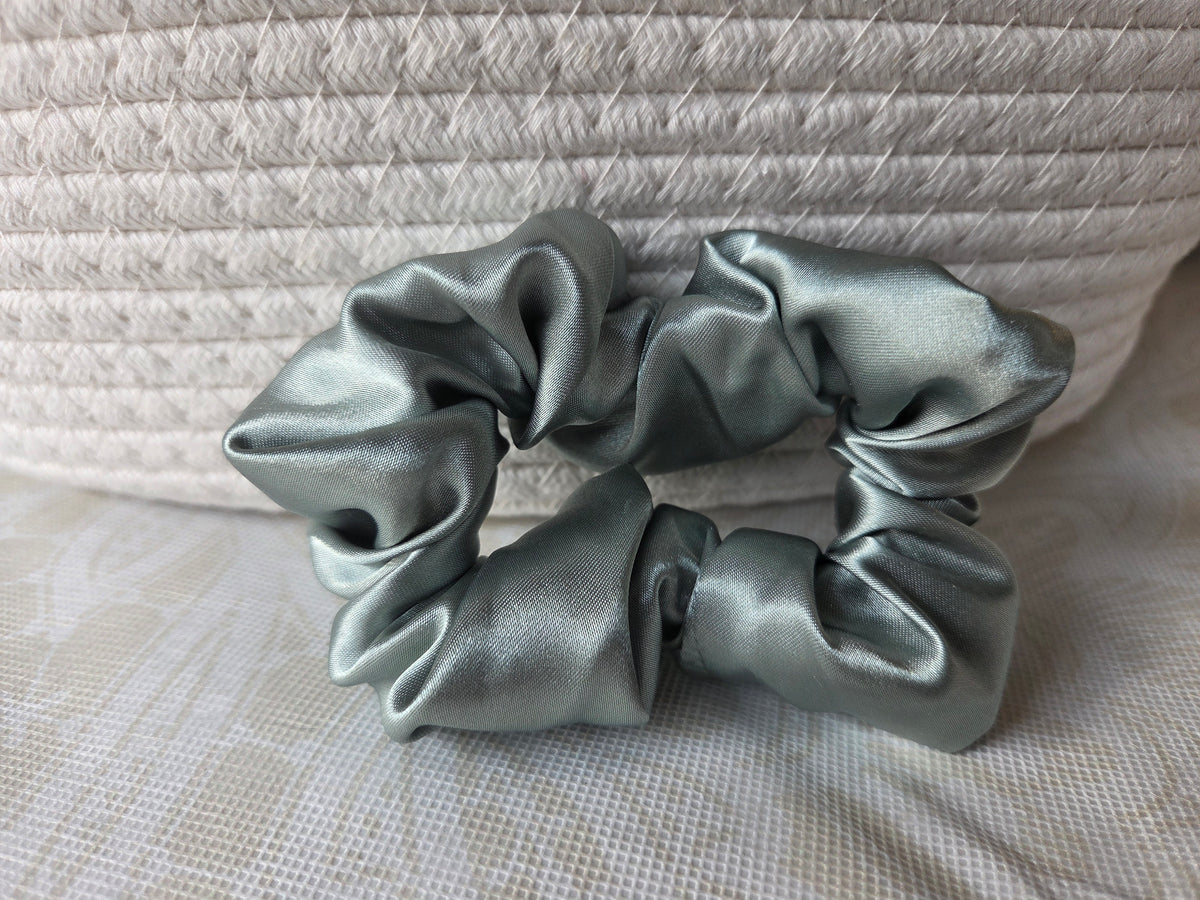 Sage Silk Scrunchie