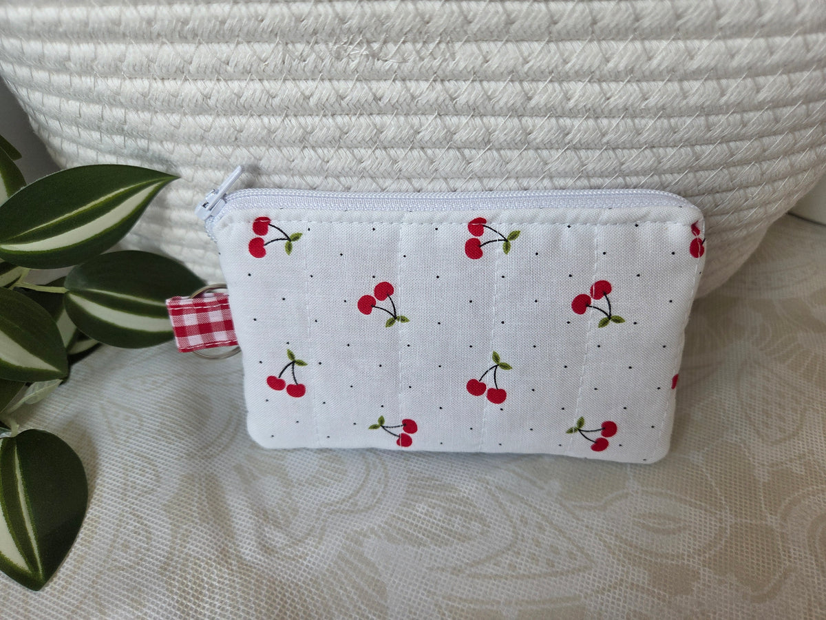 Cherries Keychain Wallet