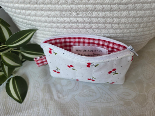 Cherries Keychain Wallet