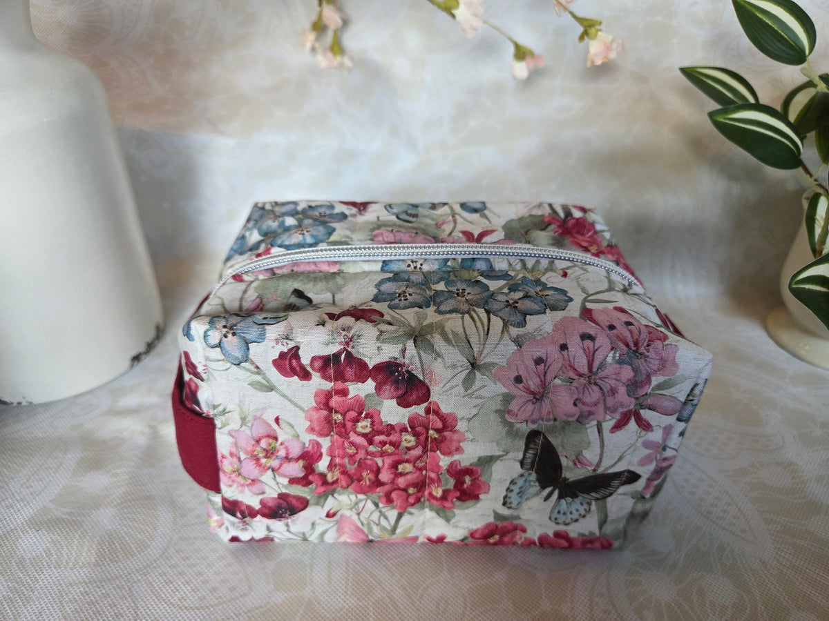 Butterfly Garden Medium Makeup Bag