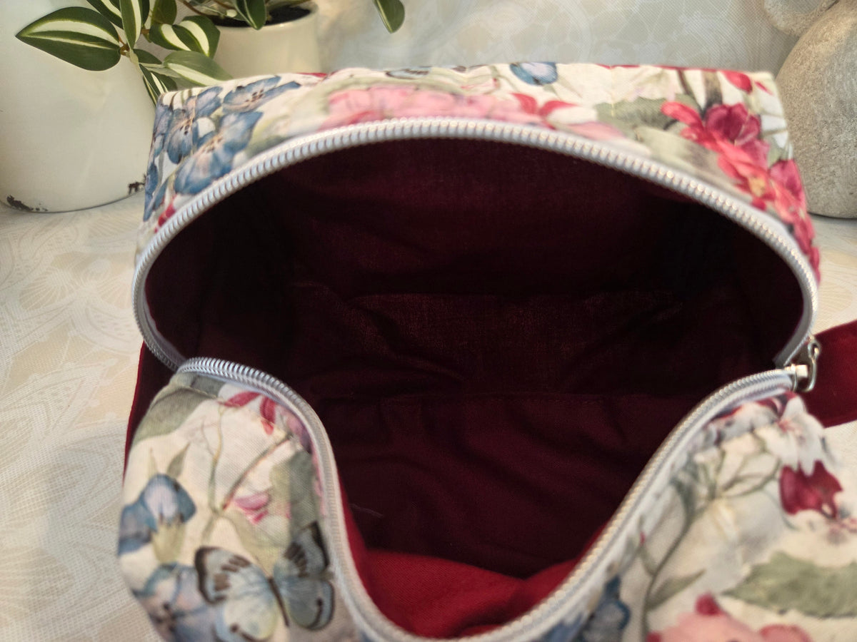 Butterfly Garden Medium Makeup Bag