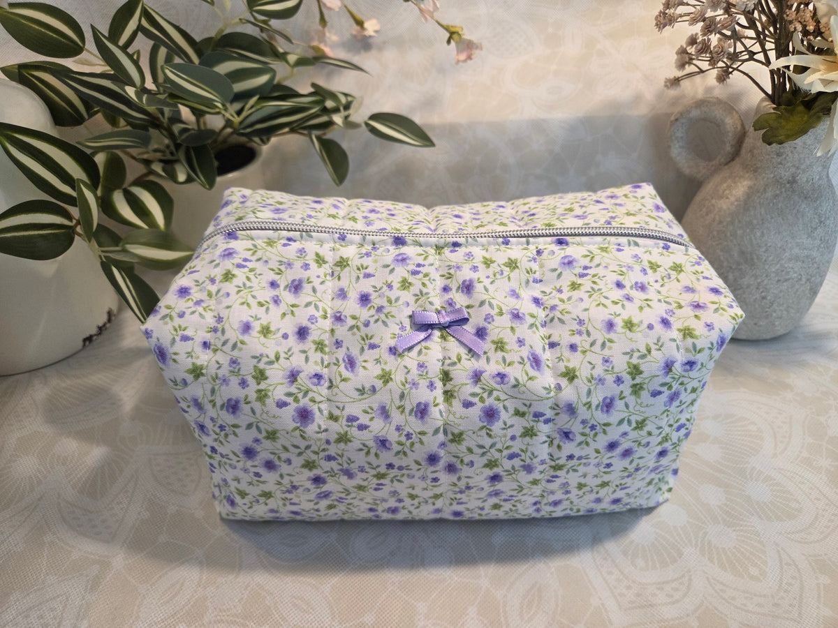The Violet Large Makeup Bag