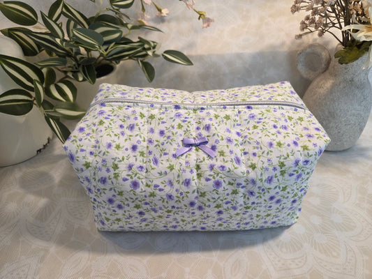 The Violet Large Makeup Bag