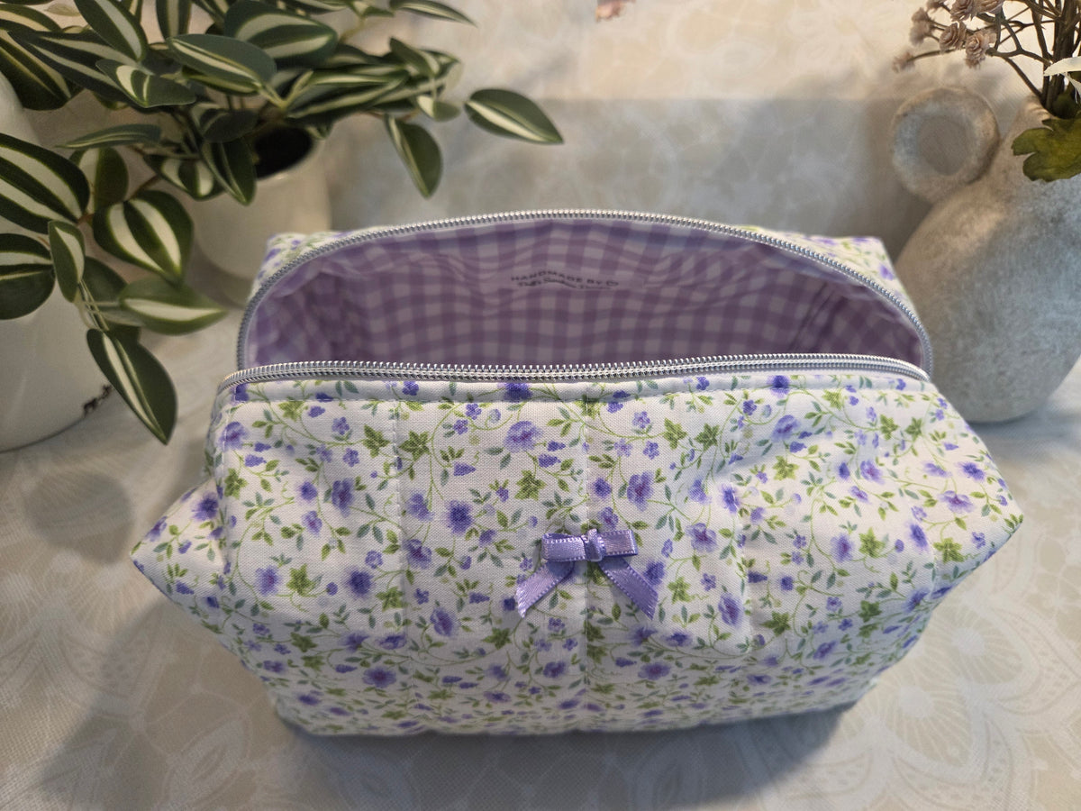 The Violet Large Makeup Bag