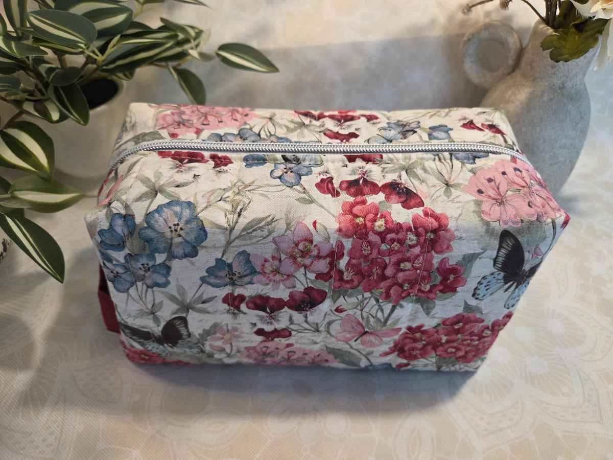 Butterfly Garden Large Makeup Bag