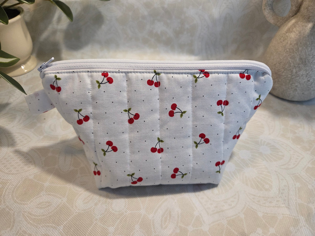 Cherries Mini Makeup Bag