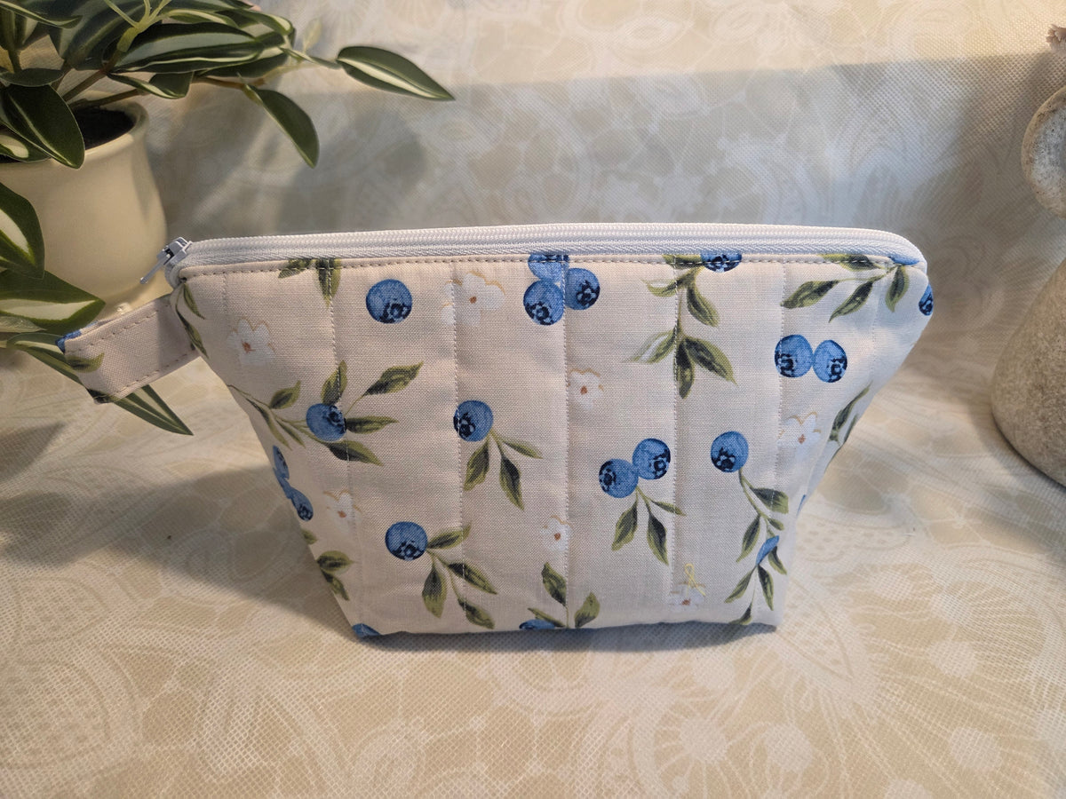 Blueberries Mini Makeup Bag