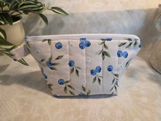 Blueberries Mini Makeup Bag