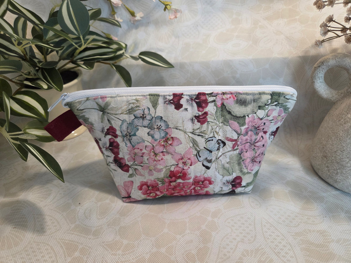 Butterfly Garden Mini Makeup Bag