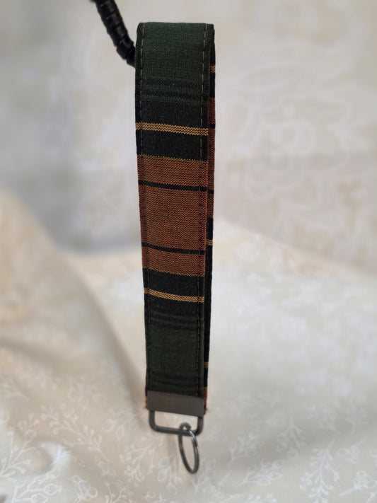 Fall Plaid Wristlet