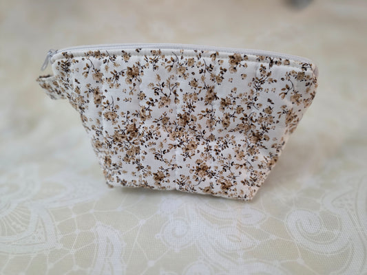 Vintage Blossoms Mini Makeup Bag