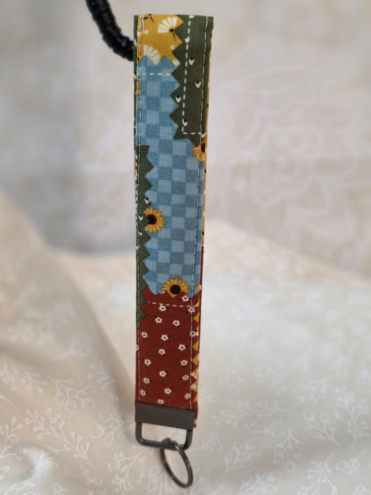 Fall Patchwork Wristlet