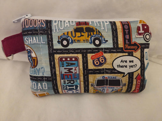 VW License Plate Keychain Wallet