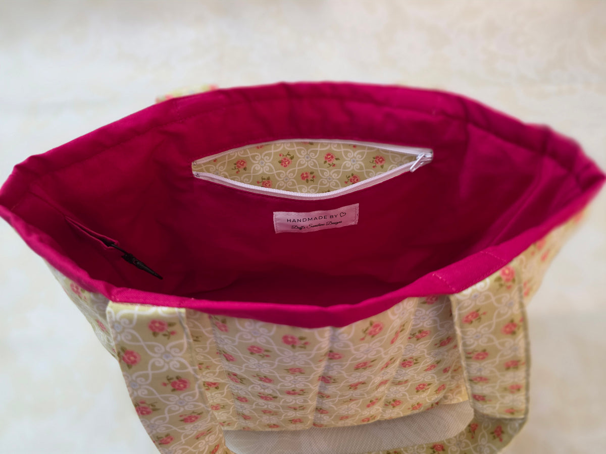 Green Memory Lane Large Tote Bag
