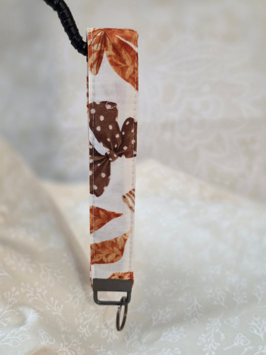 Fall Bows Wristlet