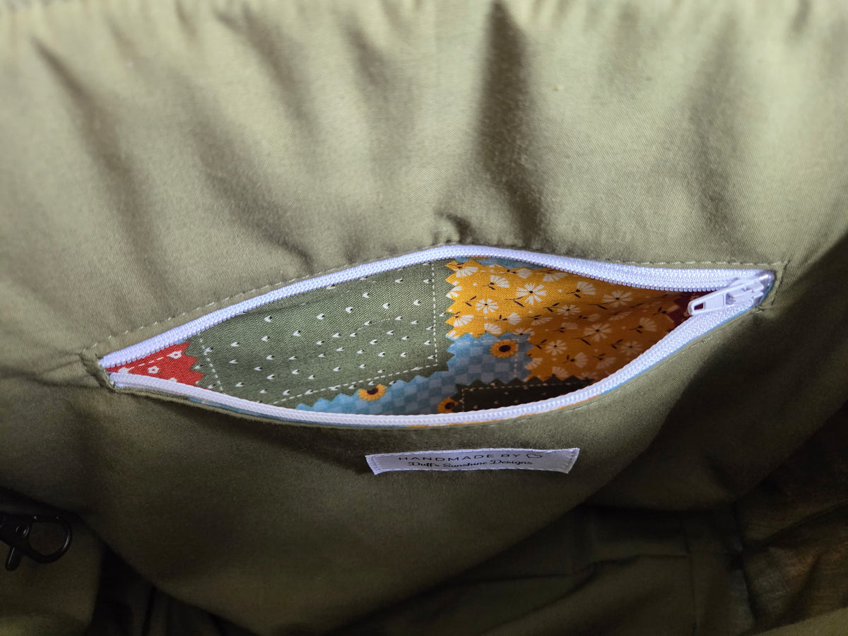 Fall Patchwork Large Tote Bag