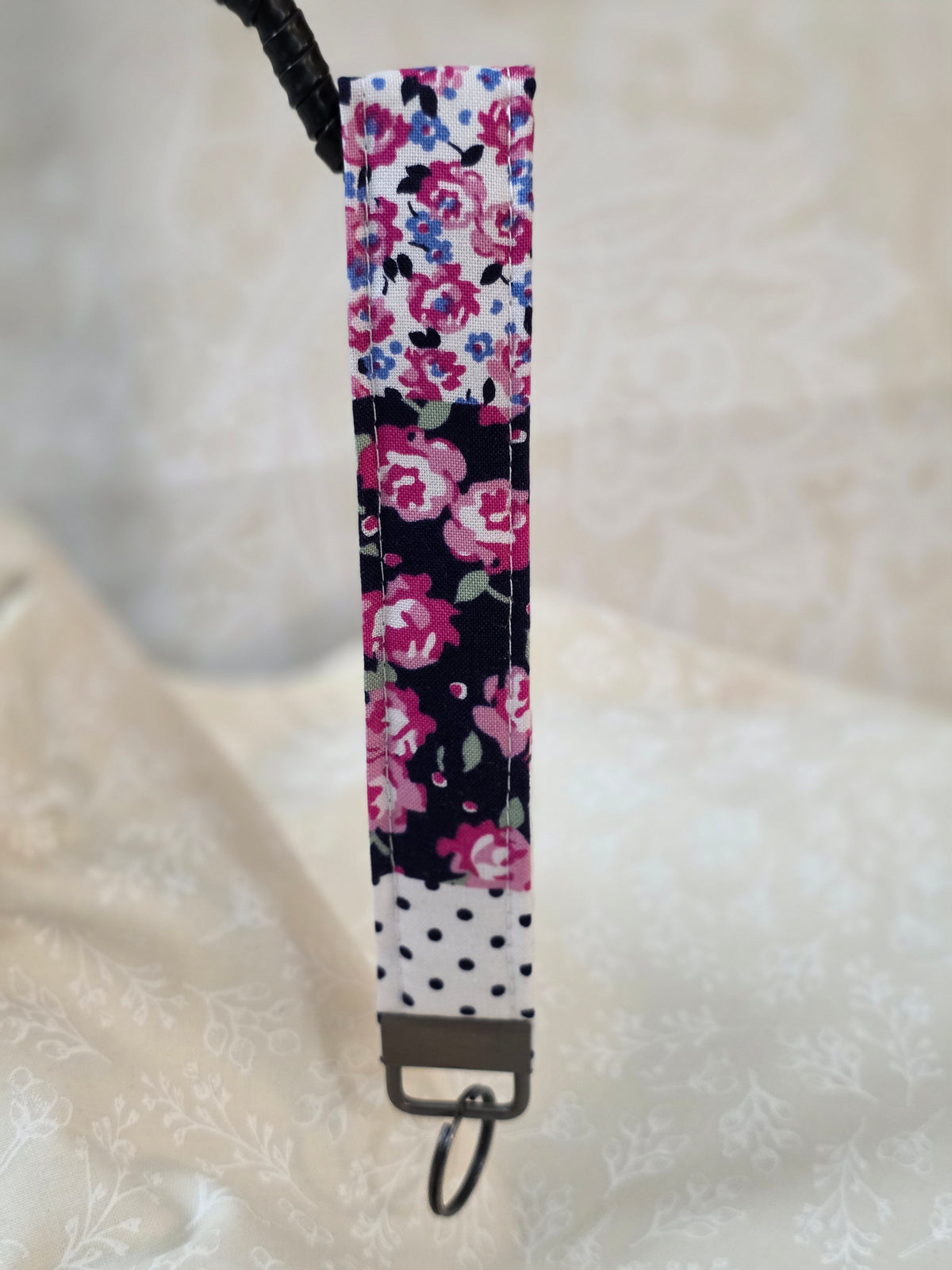 Pink Patchwork Wristlet