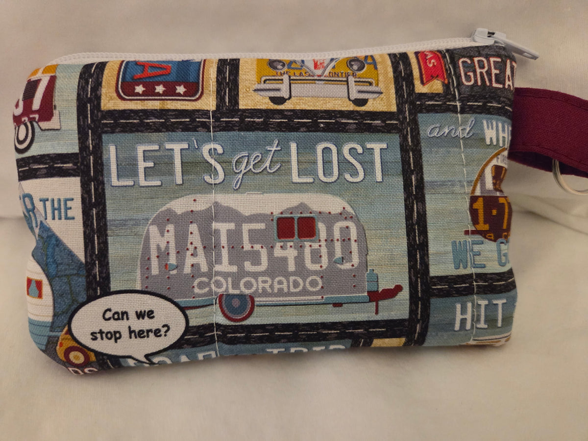 VW License Plate Keychain Wallet